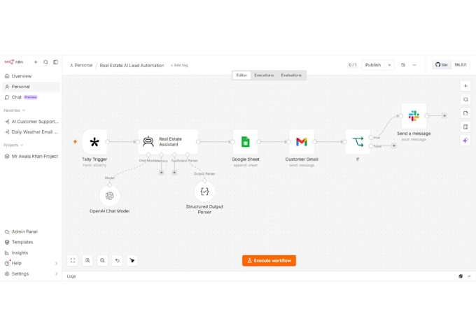 do ai lead generation automation using n8n, openai and apis